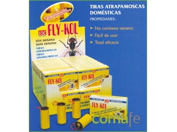 Tira atrapamoscas fly-kol