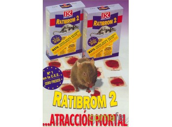 Raticida ratibrom-2 cebo 200gr
