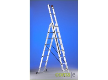 Escalera mixta aluminio 3x10 p