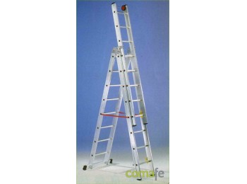 Escalera mixta aluminio 3x12 p