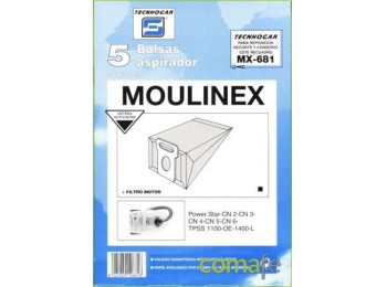 Bolsa aspi.moulinex power 681
