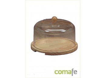 Quesera cupula plast.22cm 6525