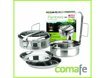 Fiambrera 2pl.inox 18cm 720618
