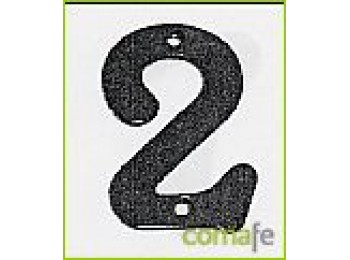 Numero 2 hierro forjado 100 mm
