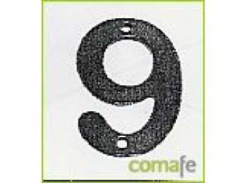 Numero 9 hierro forjado 100 mm