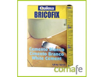 Cemento blanco bricofix 1,5kg.
