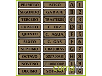 Placa pisos ´cuarto´