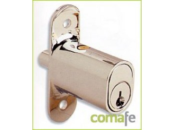 Cerradura p/corredera cromo140