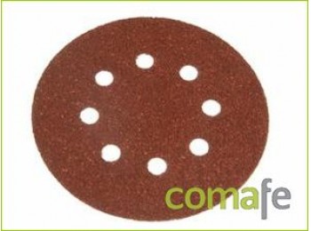 Disco lija 125mm gr 80 5pz