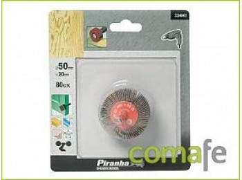 Cepillo lija 50x20mmgr80 34041
