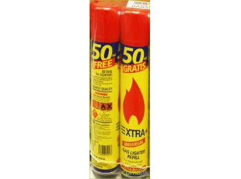 Recarga gas encendedor 12pz.
