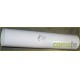 Tubo aluminio blanco 100mm.1mt