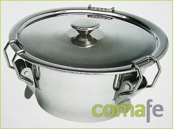Flanero con tapa inox 18-0737
