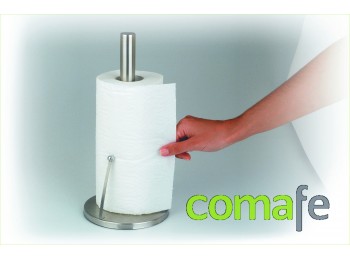 Portarrollo cocina inox. c/pie