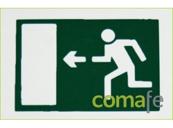 Placa f/luminiscen.puerta izda