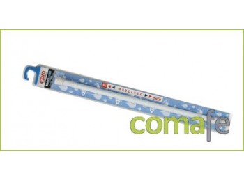 Barra recta plata mate 70x120