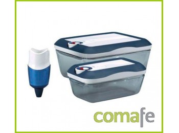 Recipiente a/vacio +bomba fs