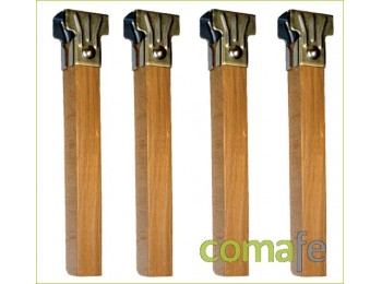 Pata somier madera 35x35 81406