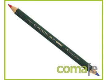 Lapiz az/rojo en cj.12u.faber