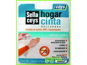 Cinta selladora 22mmx3,35m.