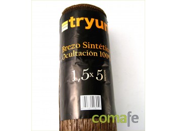 Brezo sintetico 1x5m marron