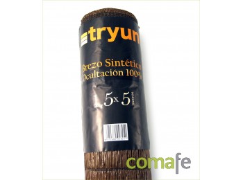 Brezo sintetico 1,5x5m marron
