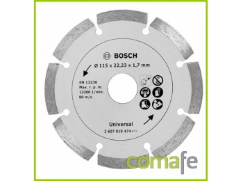Disco diamante gral.obra 115