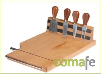 Tabla queso 35x24cm c/accesori