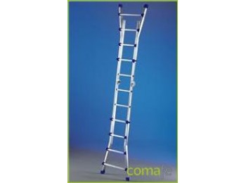 Escalera teles.plus 12+12peld.
