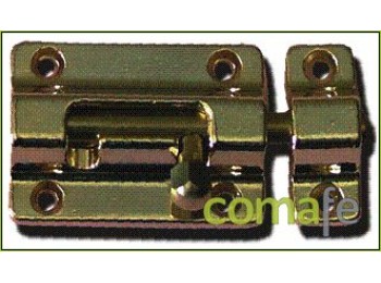 Cerrojo zamak 35mm.laton.44135