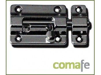 Cerrojo zamak 45mm.niquel44245