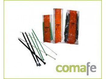 Brida 4,5x280 verde 100 pzas.