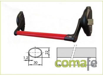 Barra apoyo 900mm.roja s/59000