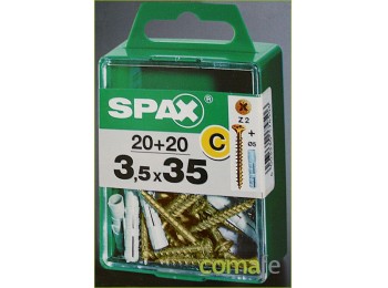 Tornillo bicr.5x50+taco 7m 4pz