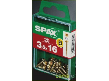 Tornillo spax bicr.3x16  20pz.