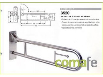 Barra apoyo abati.antides.inox
