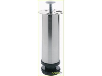 Pata mueble regula.cromo  4pz.