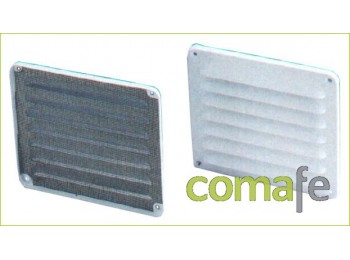 Rejilla c/mosqu.20x20 blan.5pz