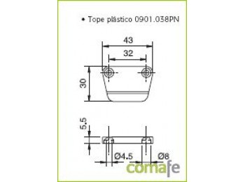 Tope ojmar 0901.038pn 50pz.