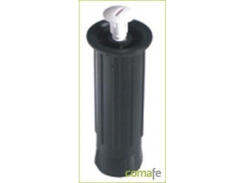 Pata mueble plas.13-20 neg.4pz