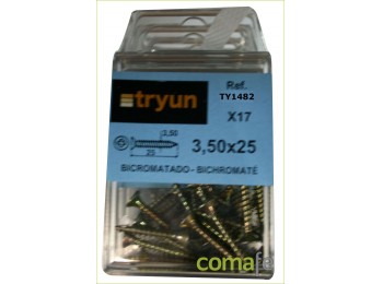 Tornillo bic.3,50x25 24585/17p