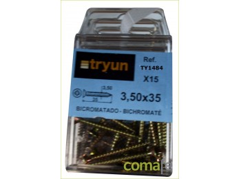 Tornillo bic.3,50x35 24587/15p