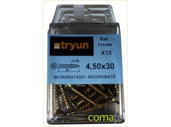 Tornillo bic.4,50x30 24596/15p