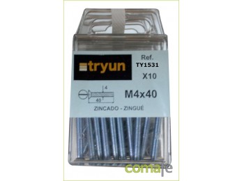 Tornillo c/p.z.m4x40 2705/10pz