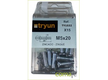 Tornillo c/p.z.m5x20 2706/15pz