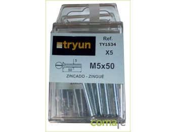 Tornillo c/p.z.m5x50 2709/5pz.
