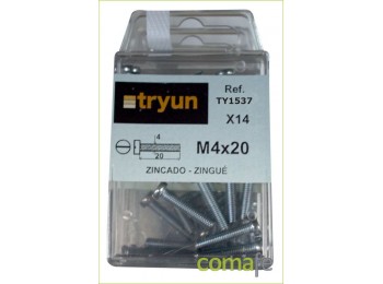Tornillo c/c.z.m4x20 2723/14pz