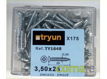Tornillo ma.z3,50x25 43403/175