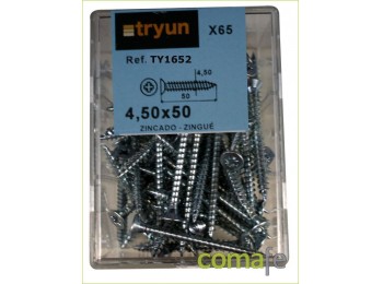 Tornillo ma.z4,5x50 43407/65pz