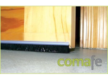 Burlete transparente flecos 1m